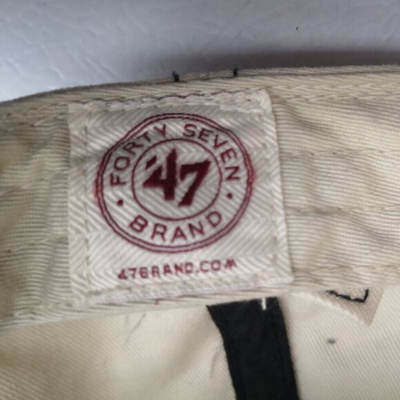2 / $30.00 -47 Brand Collegiate Licensed Harvard Beige & Nvy Unisex Baseball Hat - Picture 4 of 5